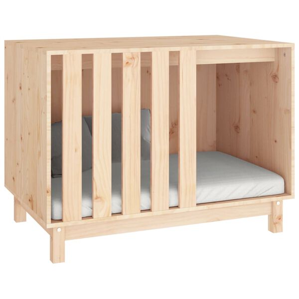 vidaXL ドッグハウス 90x60x67 cm 無垢材 パイン材