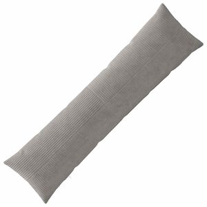vidaXL クッションカバー ALMELO ライトグレー 40 x 145 cm コーデュロイ