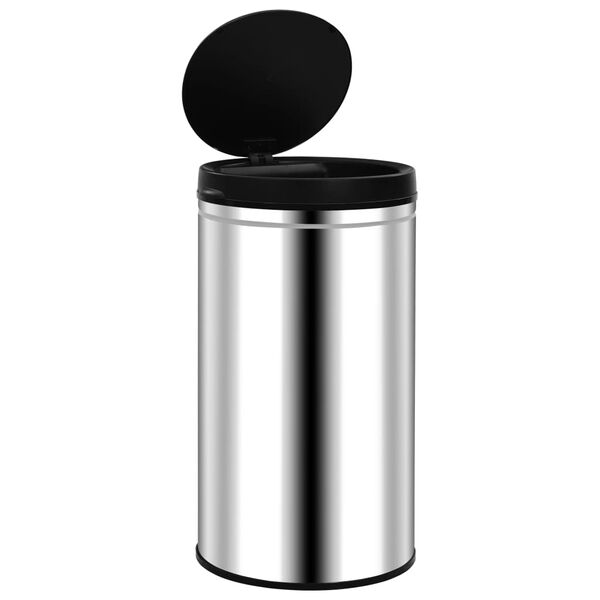 vidaXL 自動センサー ごみ箱 60L ステンレススチール製
