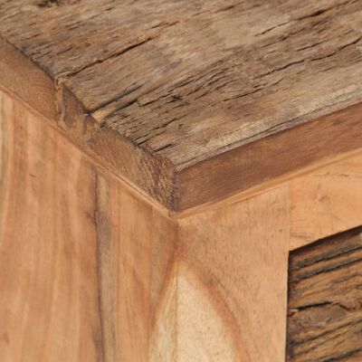 vidaXL サイドボード 60x33x75cm アカシア無垢材＆無垢の再生木材