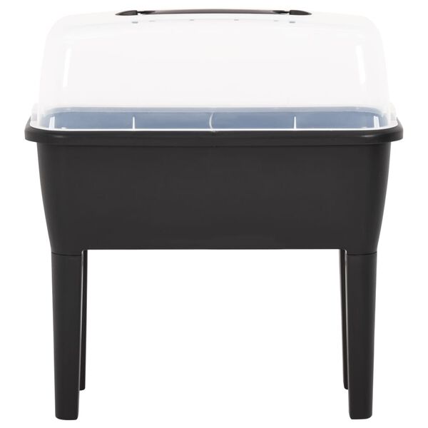 vidaXL レイズドベッド 77x38.7x82 cm PP