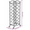 vidaXL ワインラック ボトル21本 金属製