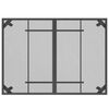 vidaXL ガーデンテーブル アントラシート 110x80x72 cm スチールメッシュ