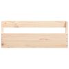 vidaXL 壁掛けシューズラック 2個 59x9x23 cm 無垢材 パイン材