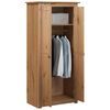 vidaXL 洋服ダンス 80x50x171.5cm パイン無垢材 パナマシリーズ