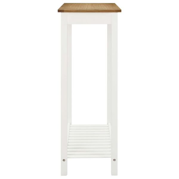 vidaXL バーテーブル 100x40x110cm オーク無垢材