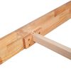 vidaXL ベッドフレーム オーク無垢材 90x200cm
