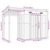 vidaXL ガーデンシェッド 延長屋根付き ライトグレー 277x107x181 cm スチール