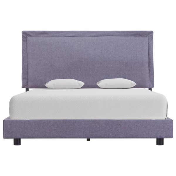 vidaXL ベッドフレーム ライトグレー 布製 140x200cm