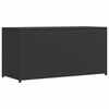 vidaXL ガーデン収納ボックス ブラック 120x50x60cm ポリラタン製