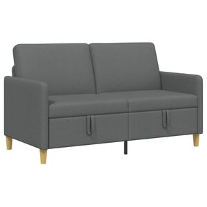 vidaXL 収納付きソファ ダークグレー 152 x 78 x 87 cm ポリエステル