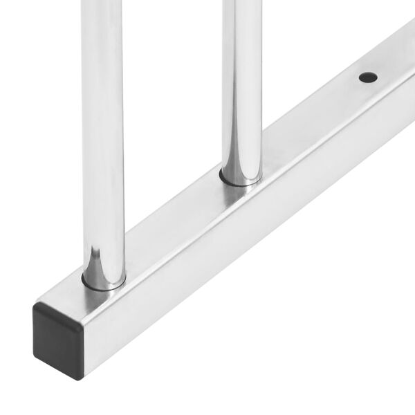 vidaXL 自転車ラック 2台用 亜鉛メッキ鋼