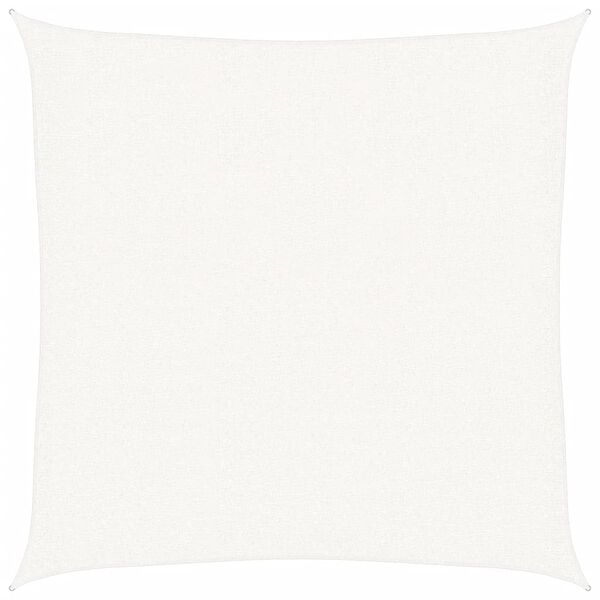 vidaXL サンシェード 2x2m 高密度ポリエチレン製 角型 ホワイト