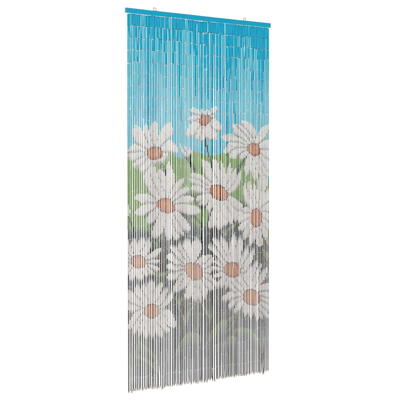 vidaXL 虫用ドアカーテン multicolor 200 x 90 cm 竹 | vidaXL.jp