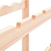 vidaXL ワインラック ボトル16本 無垢のパインウッド