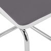 vidaXL カンチレバーダイニングチェア 4点 グレー 合成皮革製