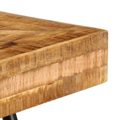 vidaXL ライティングテーブル マンゴー無垢材 118x50x75cm