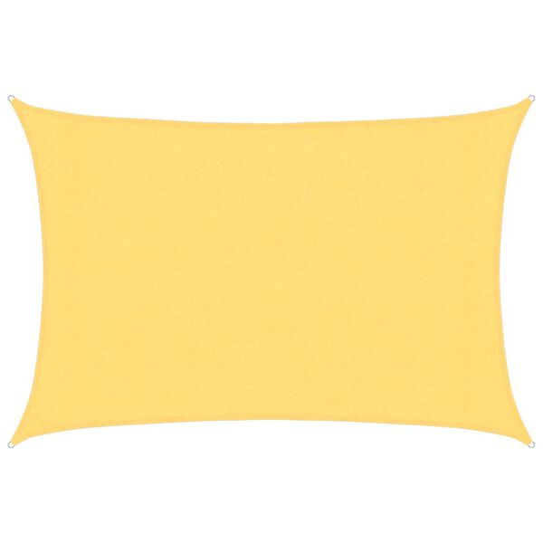 vidaXL サンシェードセイル 160g/m&sup2; ベージュ 3x4,5m 高密度ポリエチレン