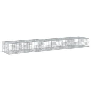 vidaXL 蛇籠バスケット カバー付き 500x100x50cm 亜鉛メッキ鉄