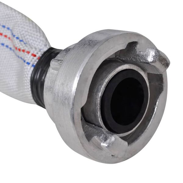 vidaXL 消防ホース フラットホース 30m D-シュトルツカップリング 1インチ付き