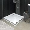 vidaXL シャワートレイ 80 x 80 x 4 cm ABS