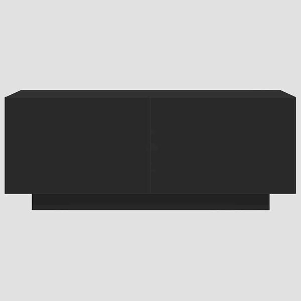 vidaXL TVキャビネット ブラック 100x35x40 cm エンジニアリングウッド