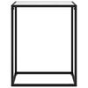 vidaXL コンソールテーブル ホワイト 60x35x75cm 強化ガラス製