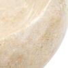 vidaXL 洗面器 40x12cm 大理石 クリーム