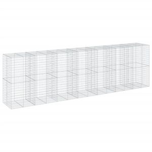 vidaXL 蛇籠バスケット カバー付き 700x100x200cm 亜鉛メッキ鉄