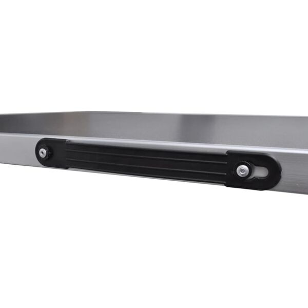 vidaXL 貼り付けテーブル 3点 折りたたみ式 高さ調整可能