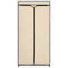 vidaXL 洋服ダンス 2点 クリーム 75x50x160cm