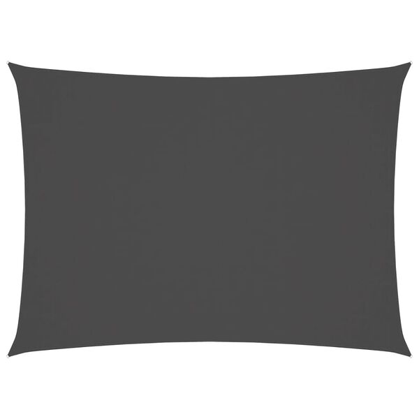 vidaXL サンシェード 2x3.5m 長方形 オックスフォード生地 アントラシート