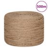 vidaXL ロープ 100％ジュート 8mm (直径) 500m (全長)