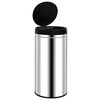 vidaXL 自動センサー ごみ箱 70L ステンレススチール製