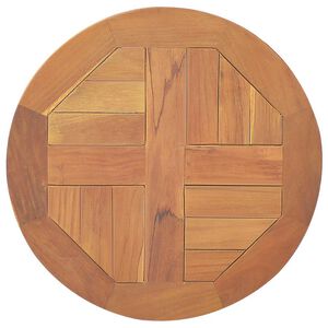 vidaXL テーブルトップ 無垢チーク材 円形 2.5cm x 40cm