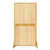 vidaXL プライバシースクリーン ブラウン 79.5 x 50 x 150 cm アカシア無垢材