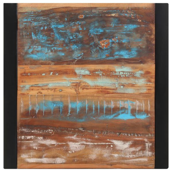 vidaXL ダイニングテーブル 60x60x75cm 無垢の再生木材