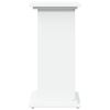 vidaXL ディスプレイスタンド（収納付き） ホワイト 31x30x60 cm エンジニアードウッド