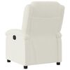 vidaXL リクライニングチェア クリームベルベット
