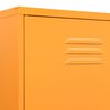 vidaXL 洋服ダンス マスタードイエロー 90x50x180 cm スチール