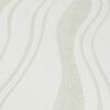 vidaXL 不織布壁紙 4ロール ホワイト 0.53x10m 波柄