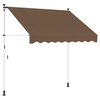 vidaXL 手動リトラクタブルオーニング トープ 300 cm 180 g / m&sup2;のポリエステル、PUコート付き