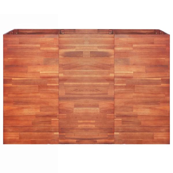 vidaXL ガーデンレイズドプランター アカシア材 150x100x100 cm