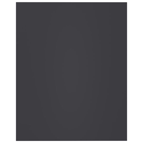 vidaXL 本棚ボード 8点 グレー 40x50x1.5cm エンジニアリングウッド