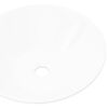 vidaXL バスルーム用 シンク 洗面器 セラミック/磁器製 ホワイト