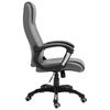 vidaXL オフィスチェア 合成皮革製 アントラシート