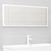 vidaXL バスルーム家具2点セット ハイグロスホワイト パーティクルボード