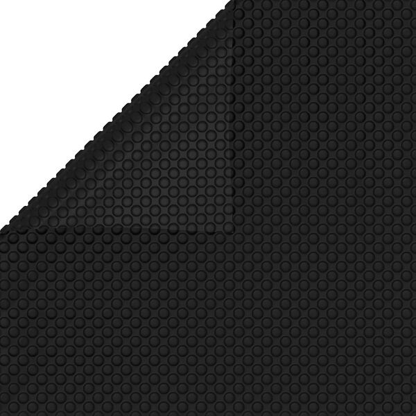 vidaXL プールカバー 長方形 1000x600 cm PE製 ブラック