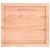 vidaXL テーブルトップ ライトブラウン 60x50x(2-4) cm 加工済み無垢材 ライブエッジ