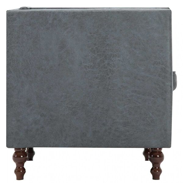 vidaXL アームチェア グレー 布製